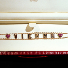 Bracciale oro rosa con nome