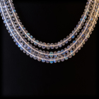 Collana 3 fili moonstone